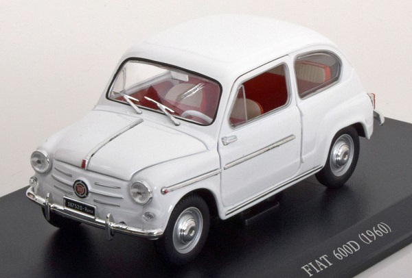 Модель 1:24 FIAT 600D - white